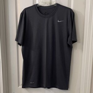 Nike Dark Gray Dri-FIT Tee. Mens: Medium.